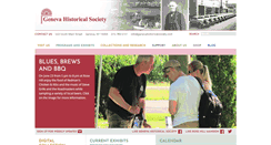 Desktop Screenshot of genevahistoricalsociety.com